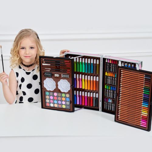 Набір для малювання та творчості No Brand ART set Єдиноріг дитячий в алюмінієвій валізі 145 предметів для юного художника Рожевий Набір для малювання та творчості No Brand ART set Єдиноріг дитячий в алюмінієвій валізі 145 предметів для юного художника Рожевий