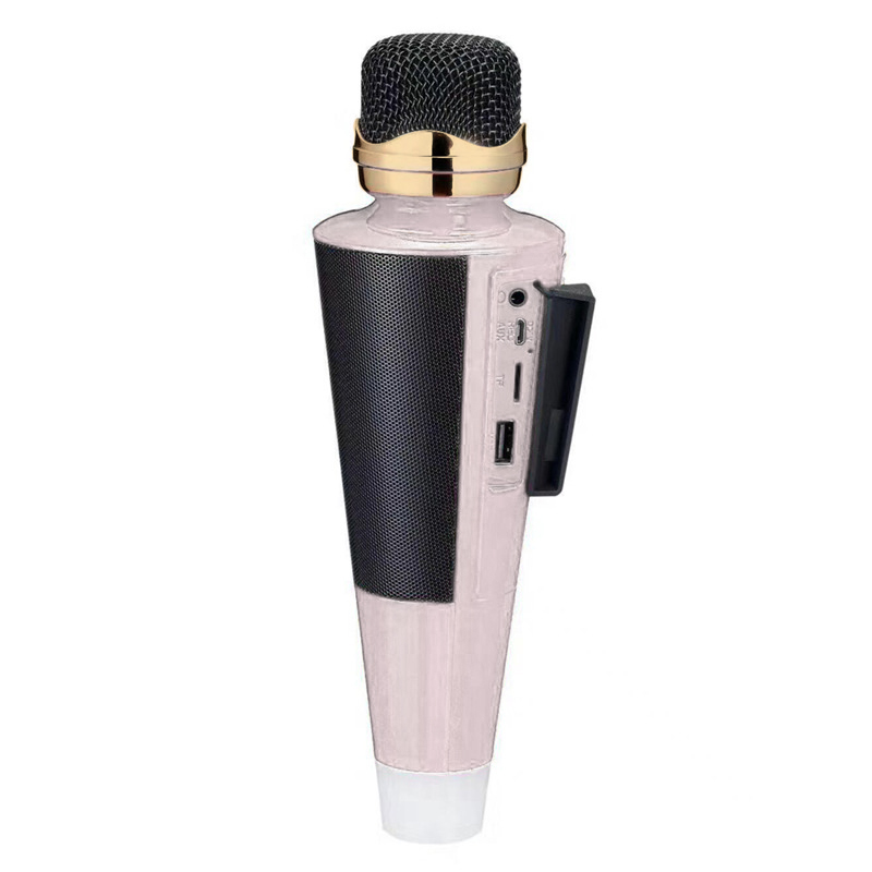 Бездротовий караоке мікрофон Wster WS2711 2в1 Рожевий AN 415615/3