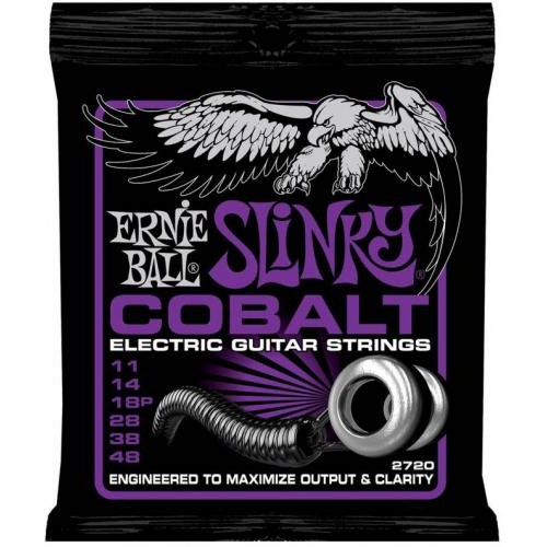 Струни для електрогітари Ernie Ball 2720 Cobalt Slinky Electric Guitar Strings 11/48 Струни для електрогітари Ernie Ball 2720 Cobalt Slinky Electric Guitar Strings 11/48