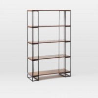 Стелаж для зберігання в стилі Loft NS-1683 1780x1000x350 мм Черный Стелаж для зберігання в стилі Loft NS-1683 1780x1000x350 мм Черный