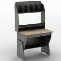 Стіл комп'ютерний Тиса Мебель СУ-18 Венге Молочний 1355x680x800 мм Стіл комп'ютерний Тиса Мебель СУ-18 Венге Молочний 1355x680x800 мм