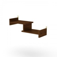 Полиця настінна П 13 Компанит Горіх Екко Полиця настінна П 13 Компанит Горіх Екко