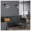 Бра TK Lighting Estera 12x17 см Сірий (TK4777)