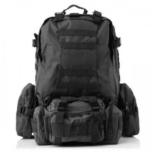Рюкзак тактичний армійський Armory Tactics-08 Black 55 л Рюкзак тактичний армійський Armory Tactics-08 Black 55 л
