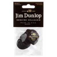 Медіатори Dunlop 485P03HV Genuine Celluloid Teardrop Black Heavy Player's Pack (12 шт.) Медіатори Dunlop 485P03HV Genuine Celluloid Teardrop Black Heavy Player's Pack (12 шт.)
