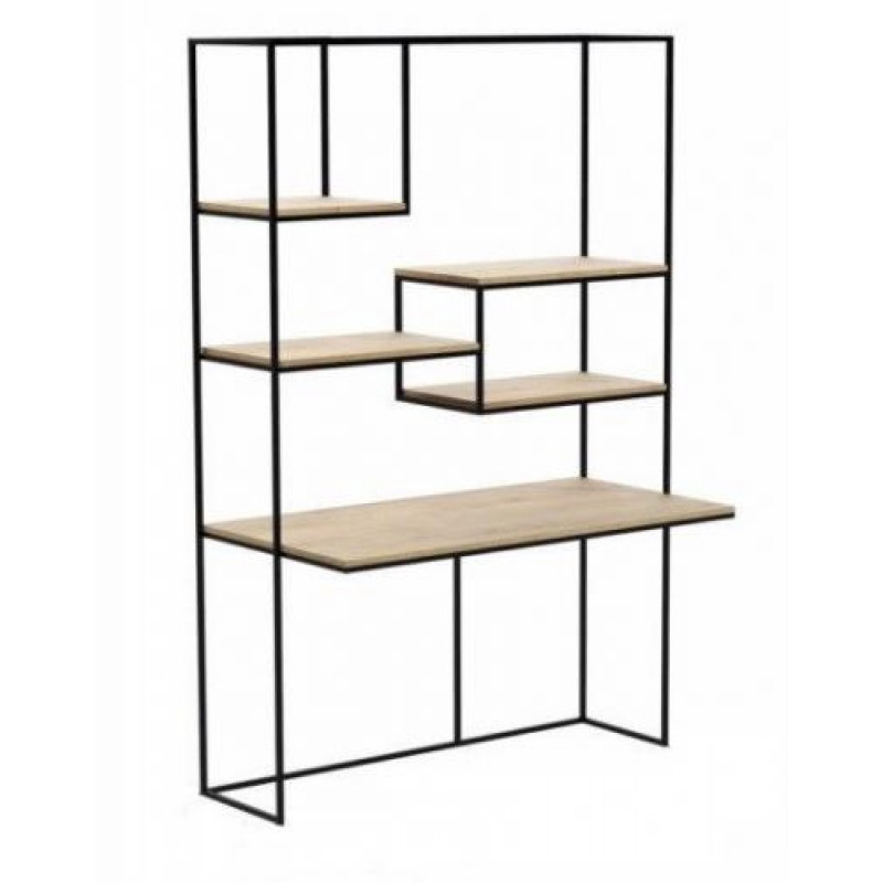 Офісний стіл в стилі Loft NS-1401 2180x1400x700 мм Черный