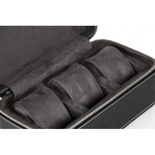 Кейс для годинників Salvadore 3W-FH-BGF-BL 195х105х80 мм Чорно-сірий
