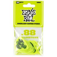 Медіатори Ernie Ball 9191 Green Everlast Guitar Player's Pack 0.88 mm (12 шт.) Медіатори Ernie Ball 9191 Green Everlast Guitar Player's Pack 0.88 mm (12 шт.)