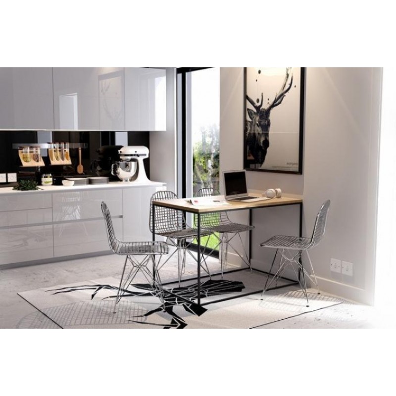 Обідній стіл у стилі Loft NS-1102 780x1400x600 мм Черный