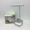 Настільна лампа з органайзером та підставкою для телефону LED Table Lamp Bailong QP-2209-A/6864