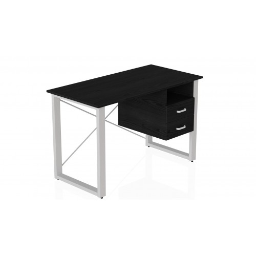 Письмовий стіл із ящиками Ferrum-decor Оскар 750x1200x600 метал Білий ДСП Сосна Кембра 16 мм (OSK0010) в інтернет супермаркеті PbayMarket!