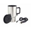 Автомобільна термочашка Electric Mug з підігрівом 400 мл Срібляста (EM535)