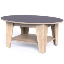 Журнальний столик Тиса Мебель СЖ-13 Сонома Графіт 42x70x100 см