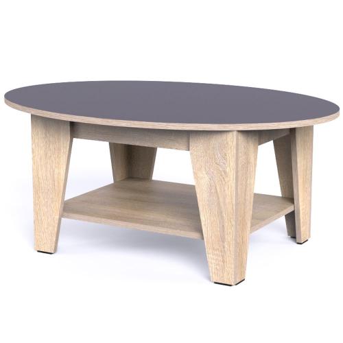 Журнальний столик Тиса Мебель СЖ-13 Сонома Графіт 42x70x100 см Журнальний столик Тиса Мебель СЖ-13 Сонома Графіт 42x70x100 см