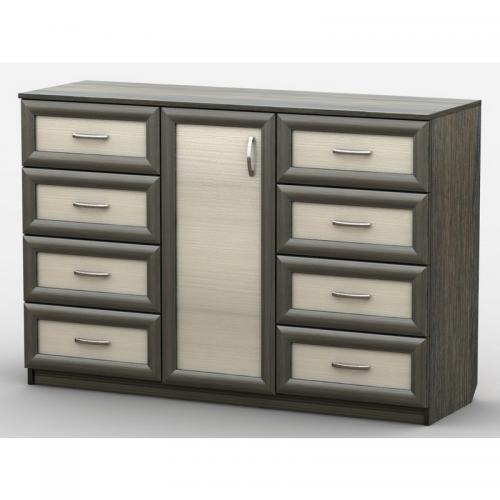 Комод Тиса Мебель АКМ-55 1 Венге Дуб молочний 45x90x140 см Комод Тиса Мебель АКМ-55 1 Венге Дуб молочний 45x90x140 см