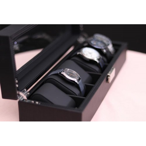 Шкатулка для зберігання годинників Craft 6PU.CRB.BL 30х20х8 cм Чорний Шкатулка для зберігання годинників Craft 6PU.CRB.BL 30х20х8 cм Чорний