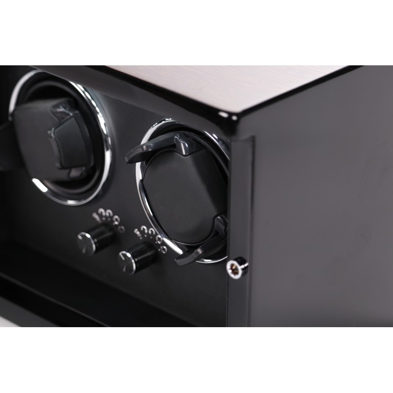 Скринька Salvadore для підзаводу 2 годинників SL/3202-BRB 2x2 Коричневий