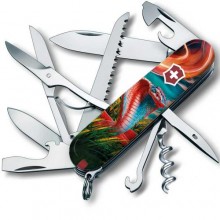 Складаний ніж Victorinox Huntsman Zodiac Барвиста кобра 91 мм Різнокольоровий (1.3713.3_Z4290pk)