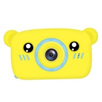 Дитячий цифровий фотоапарат Smart Kids KM-89 Ведмедик Teddy з іграми та рамками, Full HD, 12 МП Жовтий Дитячий цифровий фотоапарат Smart Kids KM-89 Ведмедик Teddy з іграми та рамками, Full HD, 12 МП Жовтий