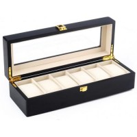 Шкатулка для зберігання годинників Craft 6WB.LID.MAT Чорний Шкатулка для зберігання годинників Craft 6WB.LID.MAT Чорний