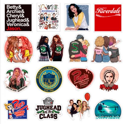 Набір стікерів GameStyle Riverdale, Рівердейл Stickers Pack 50 шт