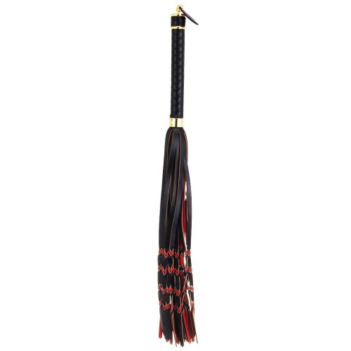 Флогер LOCKINK SEVANDA Red & Black Braided Tail Flogger