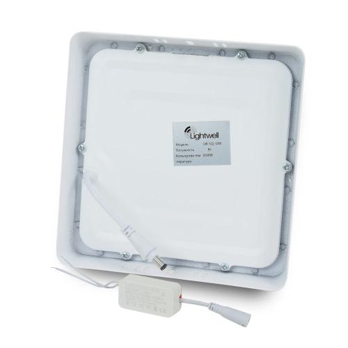 Світильник світлодіодний Lightwell LW-SQ-SRF-18 18 W Білий (295940) Світильник світлодіодний Lightwell LW-SQ-SRF-18 18 W Білий (295940)