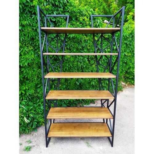 Стелаж GoodsMetall у стилі Лофт 1900х1000х350 СТЖ142 Стелаж GoodsMetall у стилі Лофт 1900х1000х350 СТЖ142