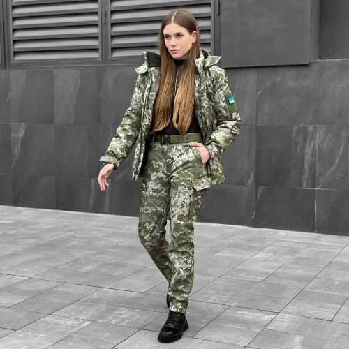 Жіноча тактична куртка Pobedov Motive Military 348940 XXXL Піксель (00000005788) Жіноча тактична куртка Pobedov Motive Military 348940 XXXL Піксель (00000005788)