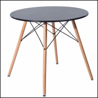 Стіл обідній SDM Тауер Вуд дерево бук 80 см Чорний (92037) Стіл обідній SDM Тауер Вуд дерево бук 80 см Чорний (92037)