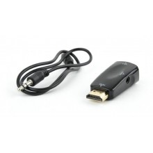 Адаптер Cablexpert (AB-HDMI-VGA-02) HDMI-VGA/3.5 мм, чорний