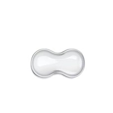 Килимок підставка під руку комп'ютерний Neon 14,5х8 см Прозорий