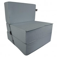 Безкаркасне крісло розкладачка Tia-Sport Поролон 180х70 см (sm-0920-11) темно-сірий