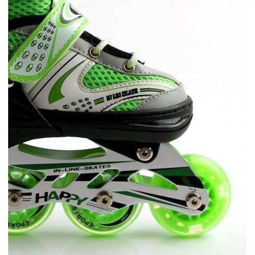 Роликові ковзани Happy 38-42 Light green (1533165018-L) Роликові ковзани Happy 38-42 Light green (1533165018-L)