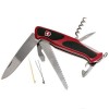 Складаний швейцарський ніж Victorinox Ranger 55 Grip 13 см Чорно-червоний (0.9563.CB1)