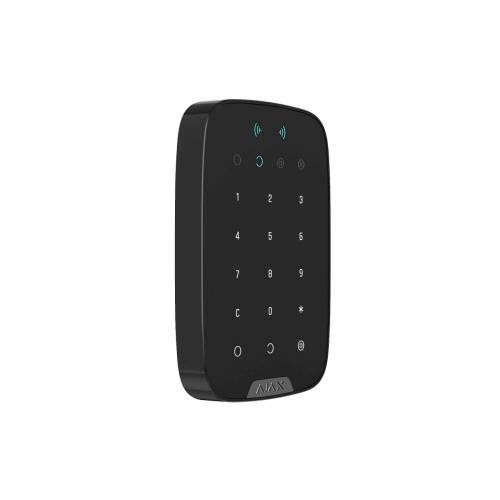 Безпроводова сенсорна клавіатура Ajax KeyPad Plus чорна
