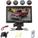 Автомобільний монітор 7 дюймів для камери заднього виду Podofo R09+, 2 AV входи, кріплення на торпедо