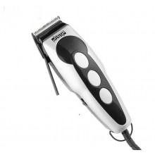 Машинка для стрижки волосся DSP E-90012 220V Чорна із сріблястим (301132)