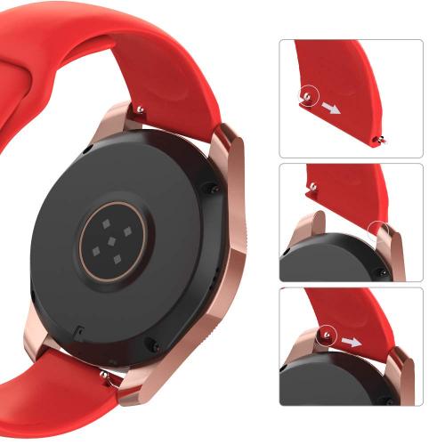 Ремінець BeWatch силіконовий для Samsung Gear S3 Червоний (1020303) Ремінець BeWatch силіконовий для Samsung Gear S3 Червоний (1020303)