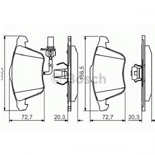 Гальмівні колодки Bosch передні дискові AUDI S4/A6/A4/A8 F >>07 PR2 0986495272 в інтернет супермаркеті PbayMarket!