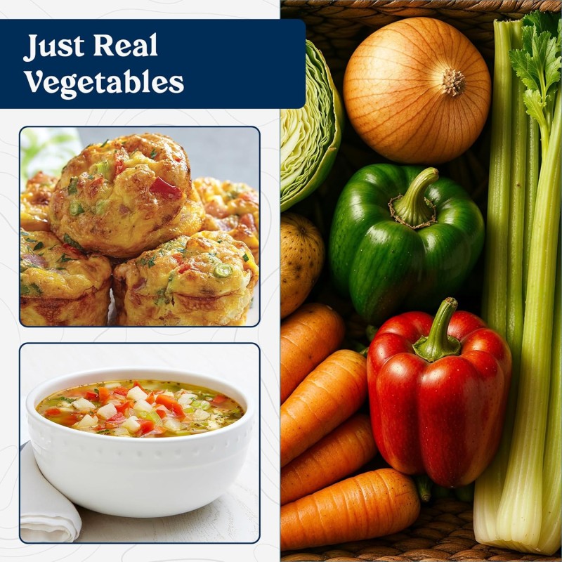 Сублімована суміш тушкованих овочів Augason farms, 131 порція, 25 років термін зберігання