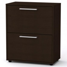 Тумба для взуття Компанит ТО 19 70х38х84,2 см Венге темний