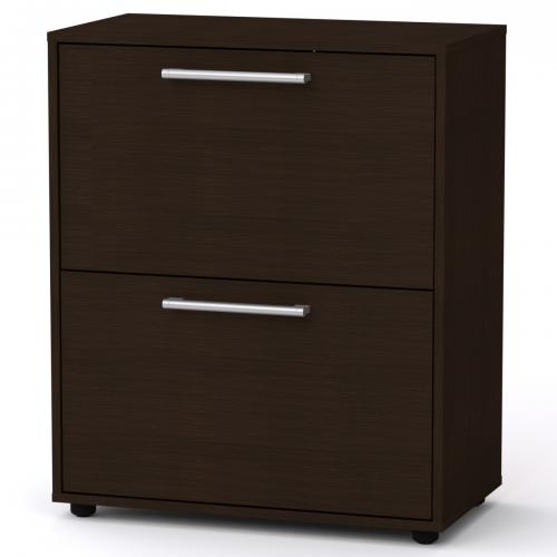 Тумба для взуття Компанит ТО 19 70х38х84,2 см Венге темний Тумба для взуття Компанит ТО 19 70х38х84,2 см Венге темний