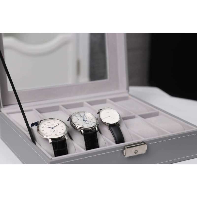 Шкатулка для зберігання годинників Craft 10PU.GR Сірий
