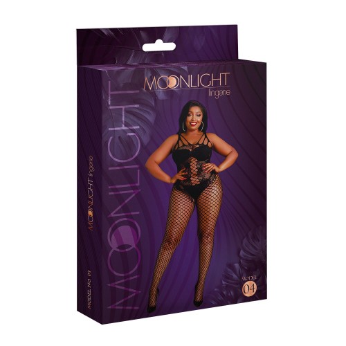 Бодістокінг Moonlight Plus Model 04 XL-XXXL Black, з доступом в інтернет супермаркеті PbayMarket!