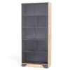 Шафа-Пенал Тиса Мебель Модуль-109 Дуб сонома Графіт 205x40x90 см