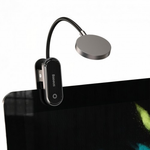 Лампа настільна акумуляторна BASEUS DGRAD-0G Black Silver Лампа настільна акумуляторна BASEUS DGRAD-0G Black Silver