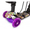 Самокат дитячий Scooter 5 в 1 Flowers 51х76х26 см Різнокольоровий (1954264907)