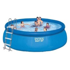 Надувний басейн Intex 26168-1, 457 х 122 см (драбина, тент, підстилка)