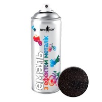 Емаль універсальна New Ton з ефектом металік Чорний 400 мл Емаль універсальна New Ton з ефектом металік Чорний 400 мл